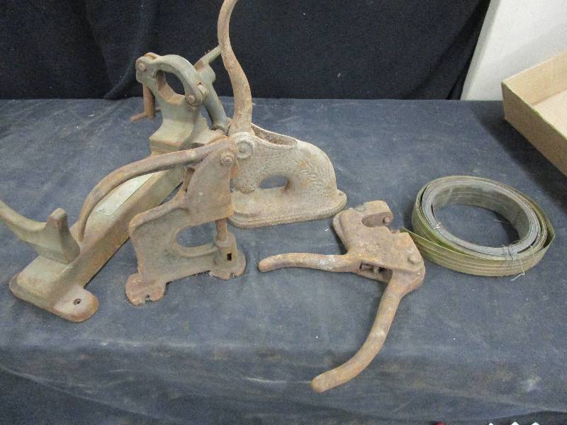 Hole Punches and Brass Strapping