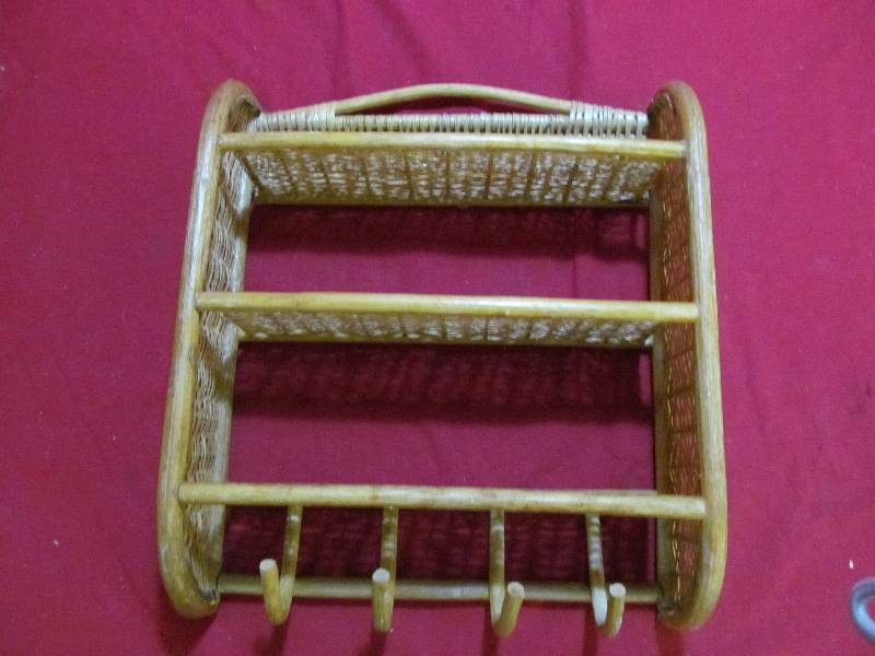 lot 37 image: Bamboo shelf