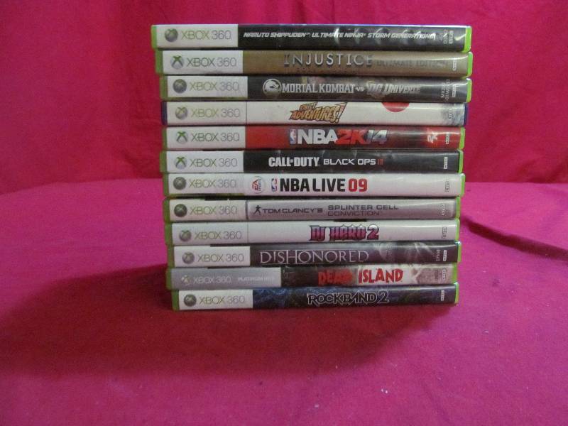 lot 120 image: Xbox360 games