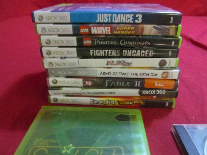 lot 121 image: Xbox 360 games