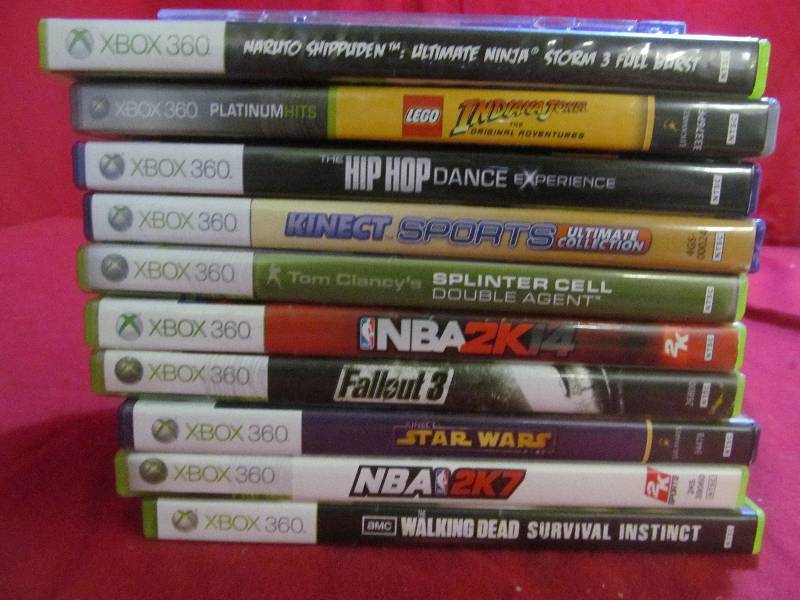 lot 122 image: Xbox 360 games