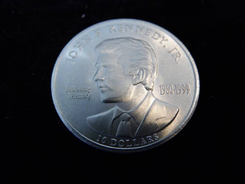 JFK $10 Liberian Coin