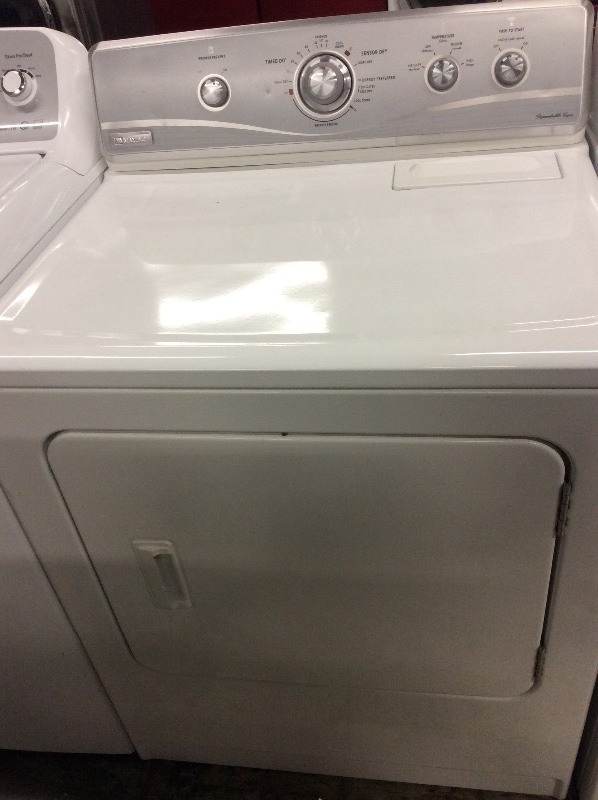 lot 24 image: Maytag White Standard Electric Dryer