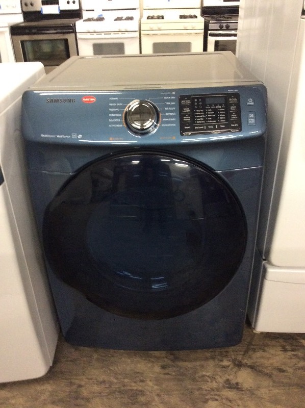 lot 17 image: Samsung Blue Azure Front Load Electric Dryer