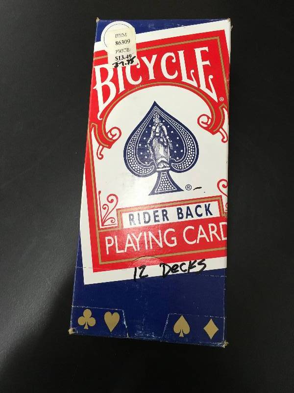 lot 312 image: Bicycle Cards, Retail $13.49