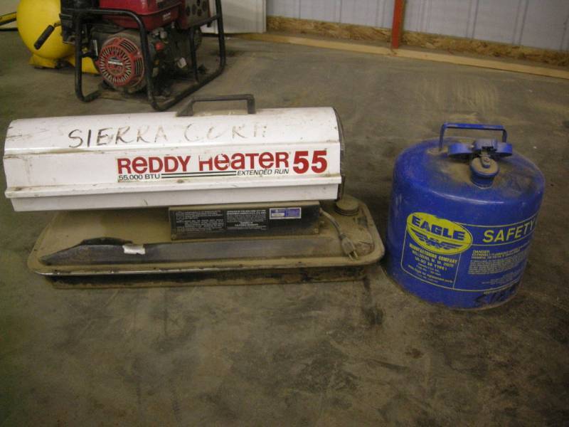 lot 43 image: Reddy Heater and Eagle Kerosene Safety Can
