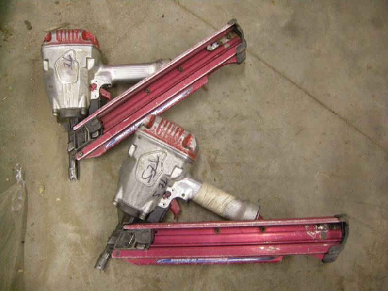 lot 143 image: 2 Max SuperFramer Framing Nailers