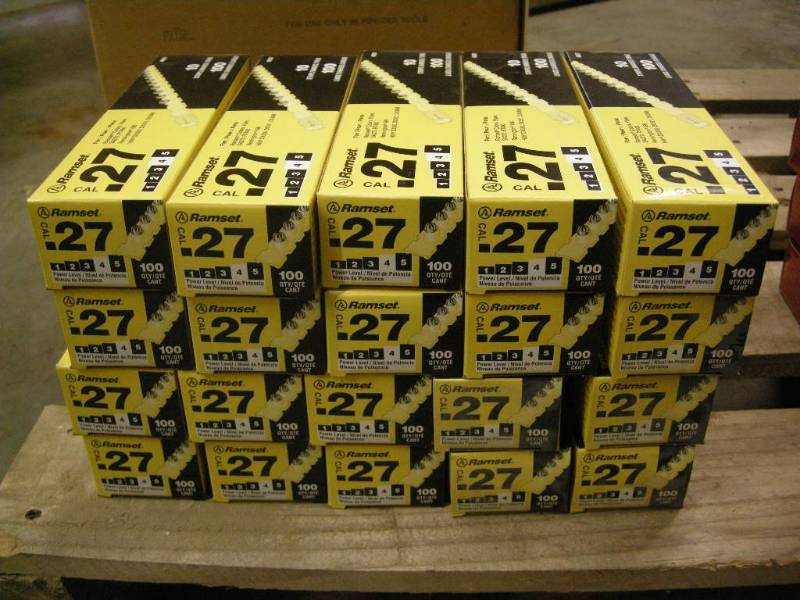 lot 72 image: Ramset .27 cal Powder Load Strips