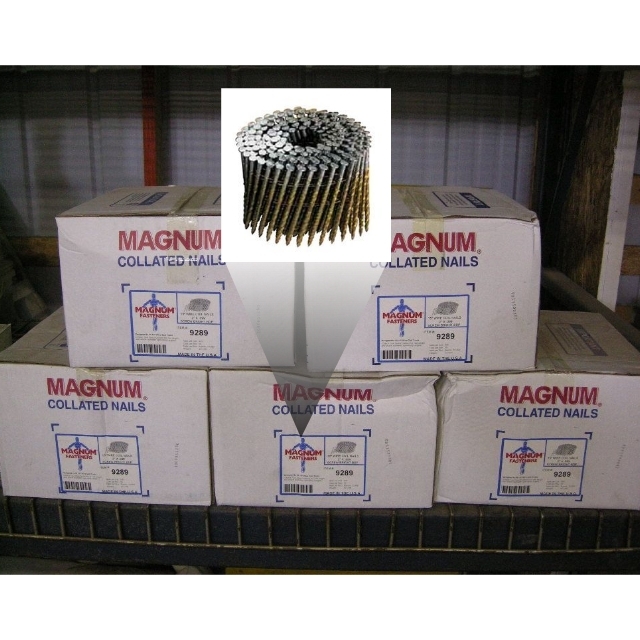 lot 21 image: Magnum 15 Wire Coil nails 2 x .099