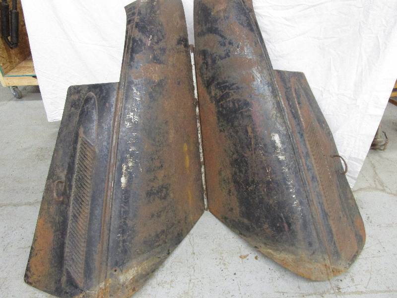 lot 11 image: Vintage 37 Chevy Hood