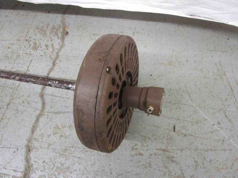 lot 16 image: Vintage Ceiling Fan Approxiatley 4 Feet Long