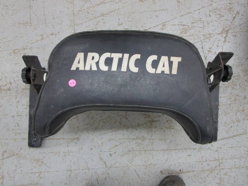 lot 37 image: Artic Cat Snowmobile back rest