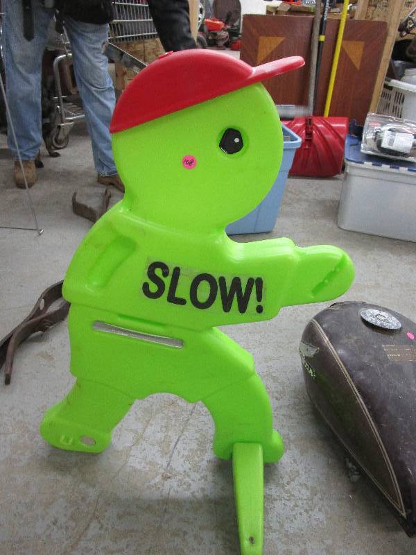 lot 108 image: Caution Sign - Slow