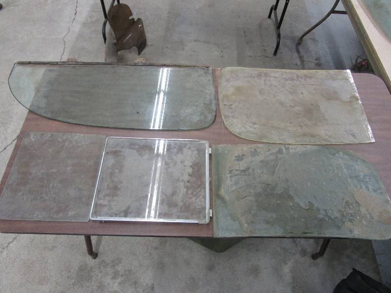lot 128 image: Antique Vehicle Windows