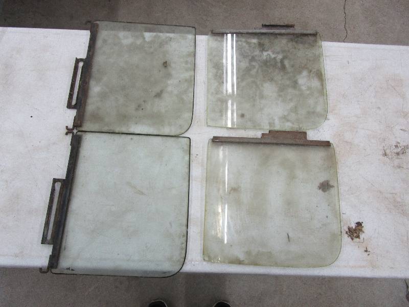 lot 129 image: Antique Vehicle Windows
