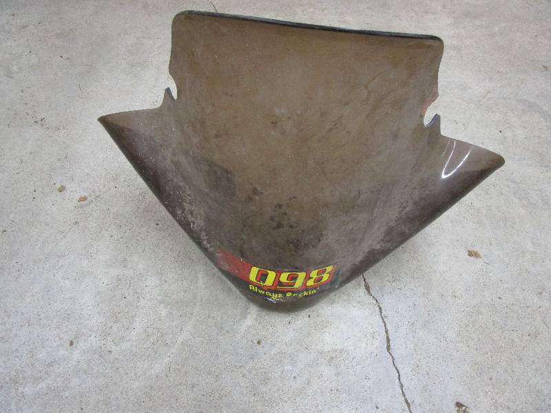 lot 137 image: Plastic Windshield Seriel Number # 011171 Vetter Products