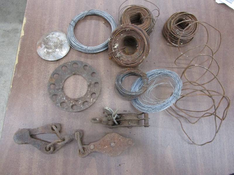 lot 144 image: Rusty Wire, Pulleys Ford Cap