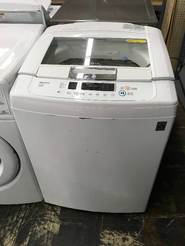 lot 584 image: LG White Top Load Washer