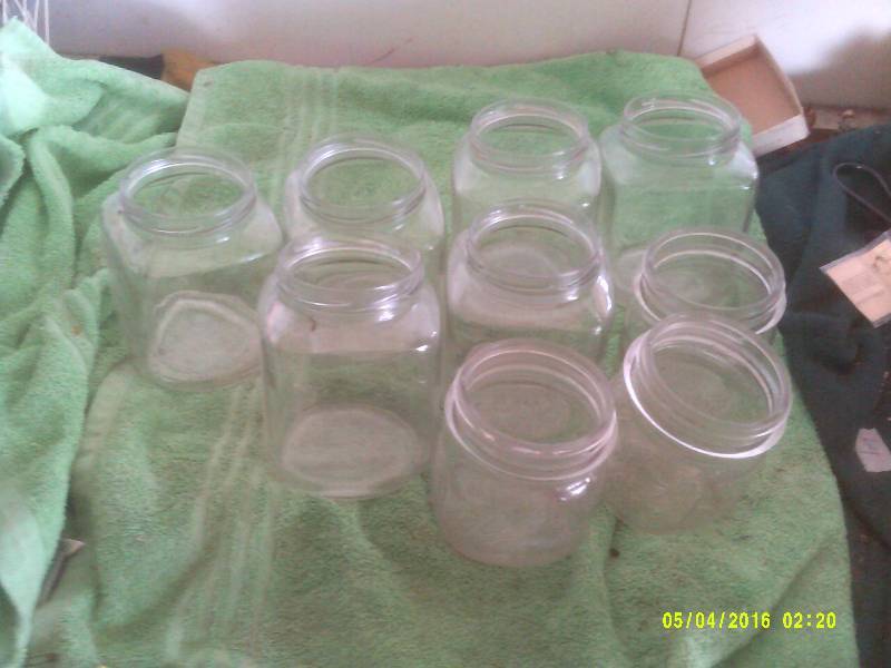 12 CANNING JARS FOR JELLY