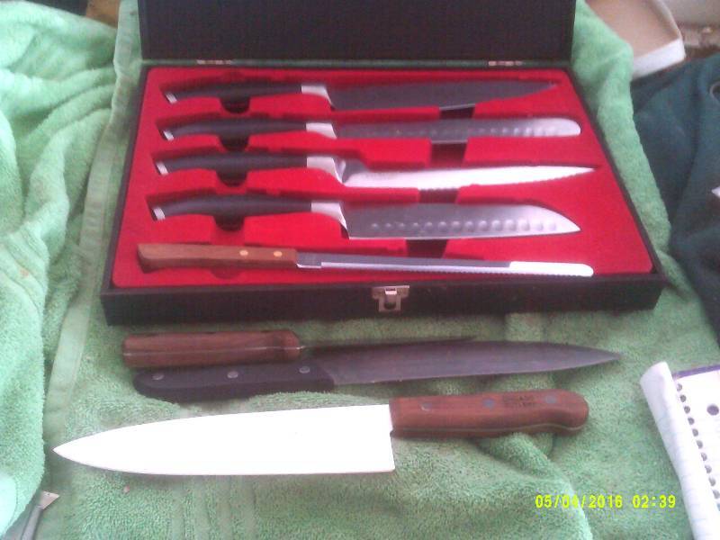 TODD ENGLISH AND CHICAGO CUTLERY KNIVES