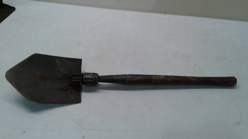 USA Ames Army 1945 Folding Shovel, Used, Shows Wear