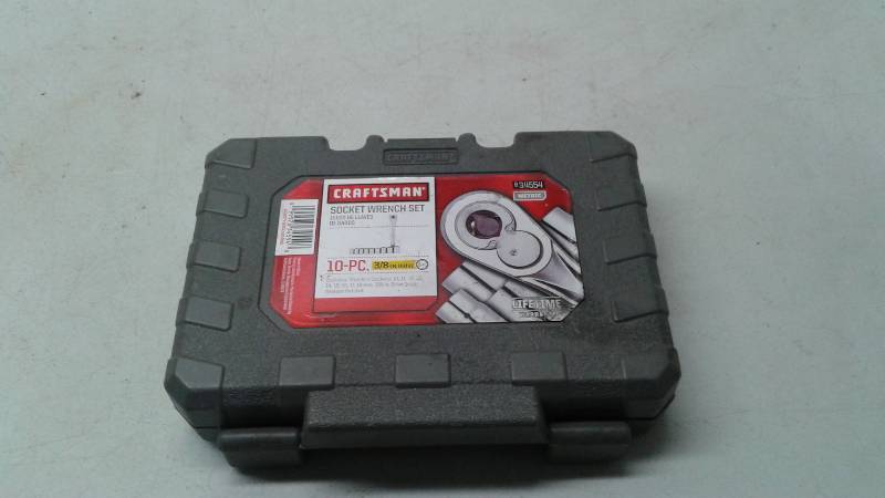 10 Piece Craftsman Socket Wrench Set, Metric