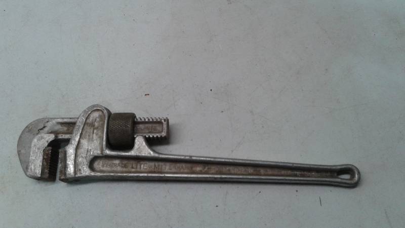 Large Aluminium Pipe Wrench, Lite-Mite