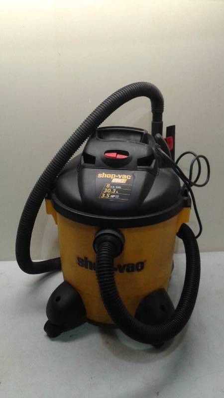 Shop-Vac Vacuum Works, Half Full, Need Cleaning