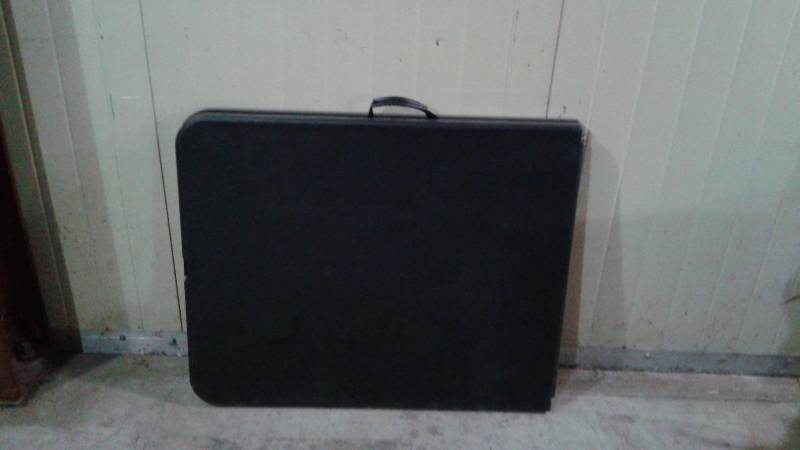 Black 6 Foot Folding Table