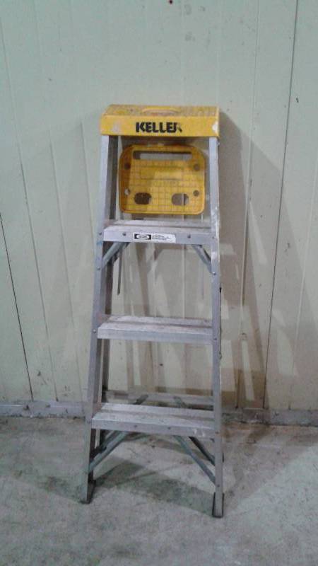 Keller 4 Aluminum Folding Ladder, Used
