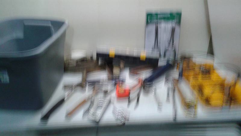 Bin Filled With Mixed Tools