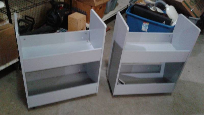 Pair Of Rolling Carts
