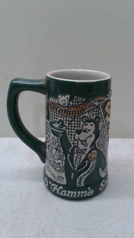 St Patrick Hamms Beer Stein