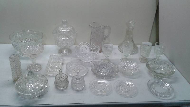Large Lot Of Glassware, Some Crystal