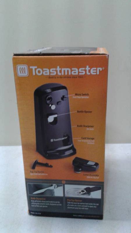 Unused Toastmaster Can Opener, Box Opened For Pic
