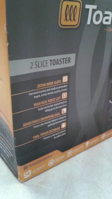Toastmaster Toaster, Unused, Box Opened For Pics