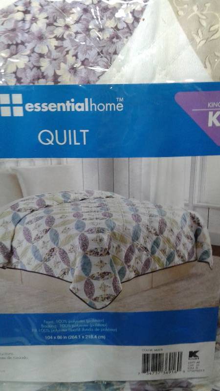 King Size Quilt Blanket, Unused