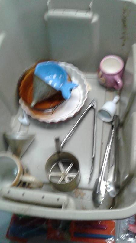 Bin Filled With Mixed Items