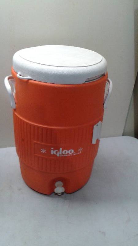 Pair Of Coolers, One Water Cooler, Blue One Needs Cleaning