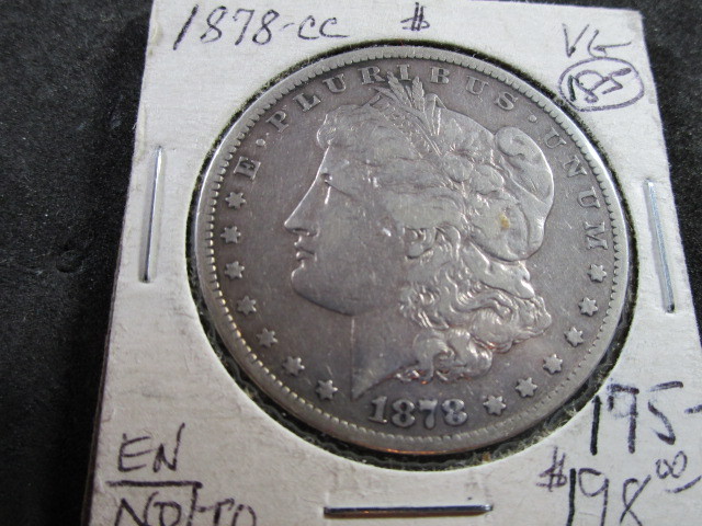 1878 CC  Morgan Silver Dollar