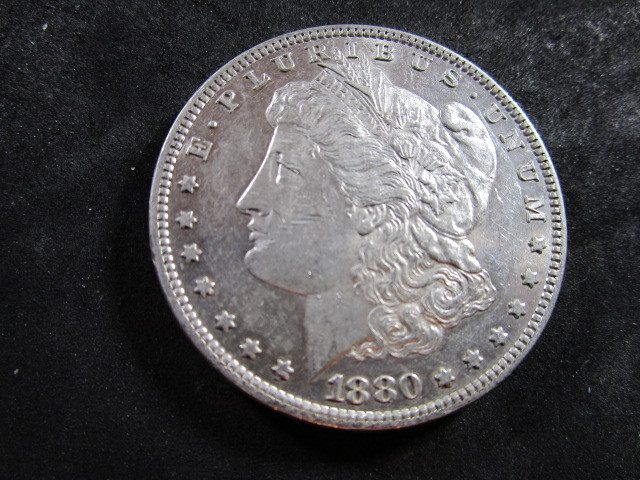1880 O Morgan Silver Dollar Micro O