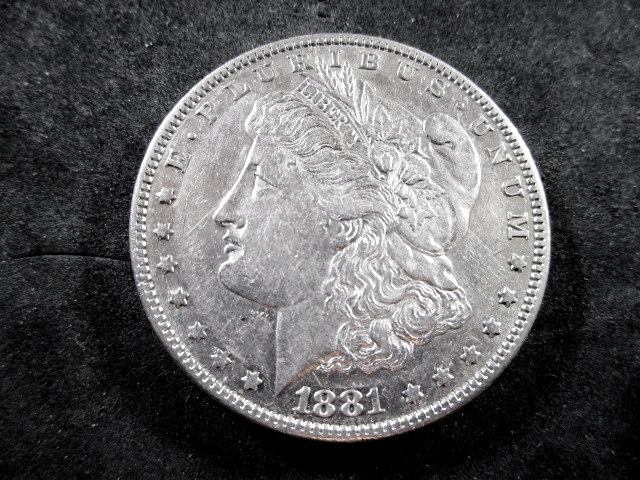 1881 O Morgan Silver Dollar