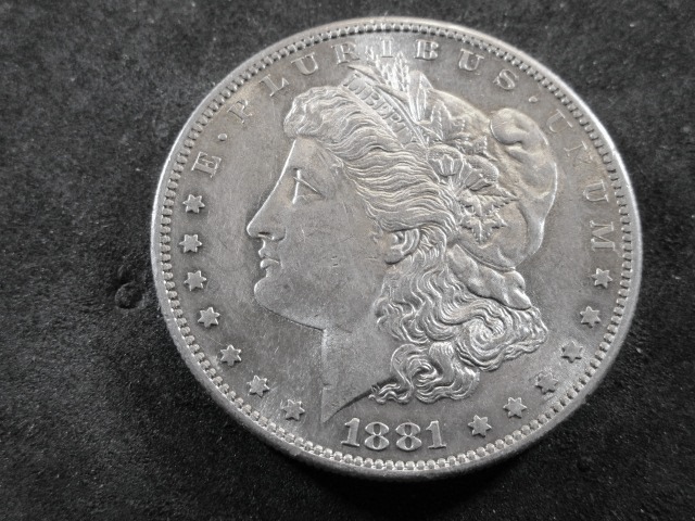 1881 S Morgan Silver Dollar