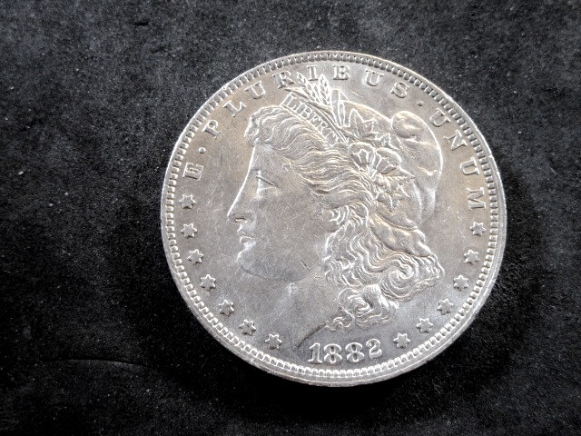 1882 O Morgan Silver Dollar