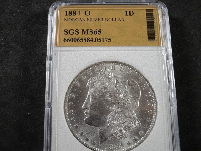 1884 O Morgan Silver Dollar