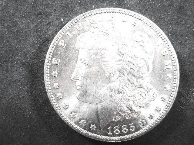 1885 O Morgan Silver Dollar