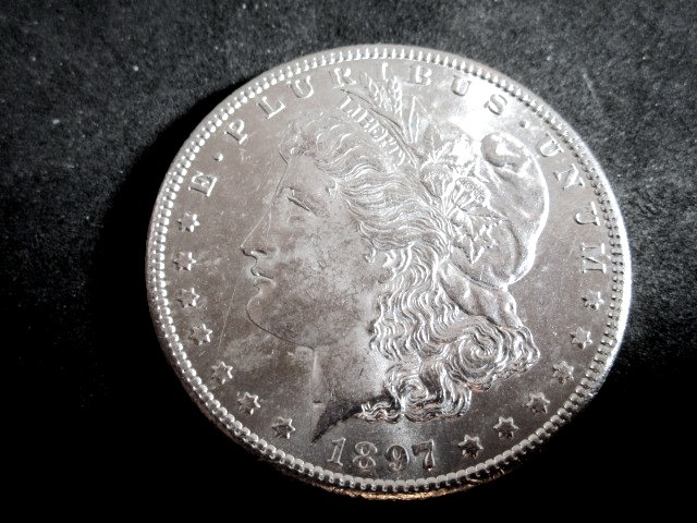 1897 S Morgan Silver Dollar