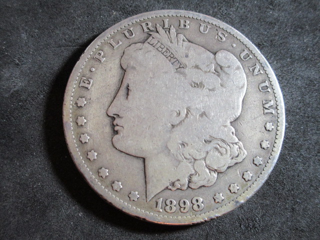 1898 S Morgan Silver Dollar