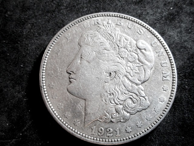 1921 D Morgan Silver Dollar