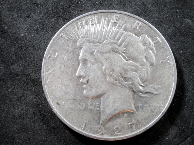 1927 D Peace Silver Dollar